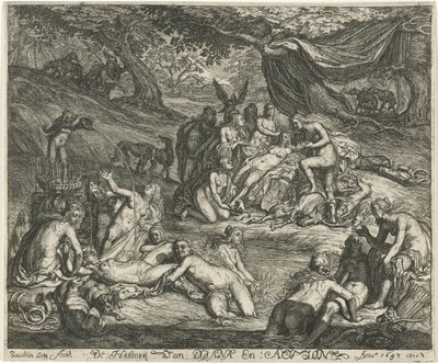 Diana Discovers the Pregnancy of Callisto (series title: The History of Diana and Actaeon) by Jacob Lois