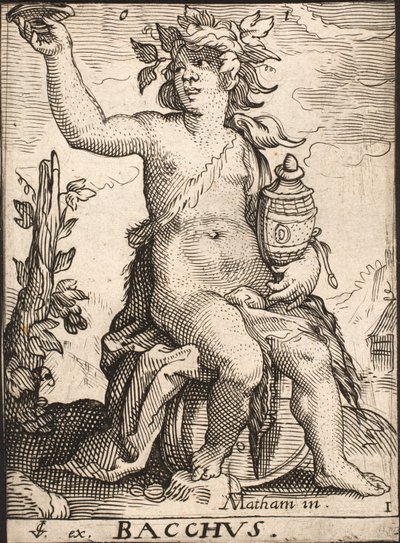Bacchus by Jacob Matham