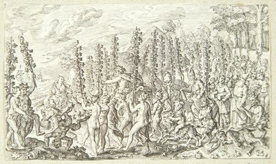 The Triumph of Bacchus by Jacob Matham