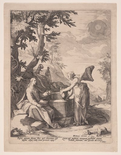 Christ and the Woman of Samaria by Jacob Matham