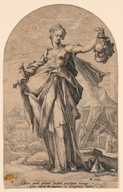 Judith, from the Series "Heroes of the Old Testament" by Jacob Matham