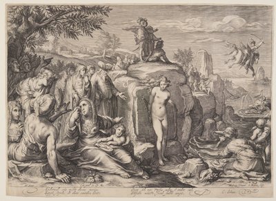 Perseus and Andromeda by Jacob Matham