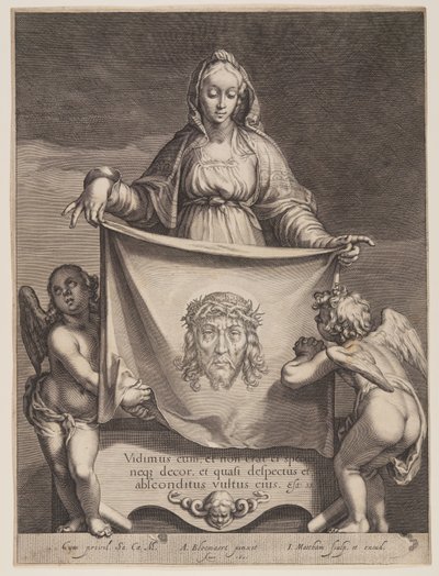 St Veronica Holding the Sudarium by Jacob Matham