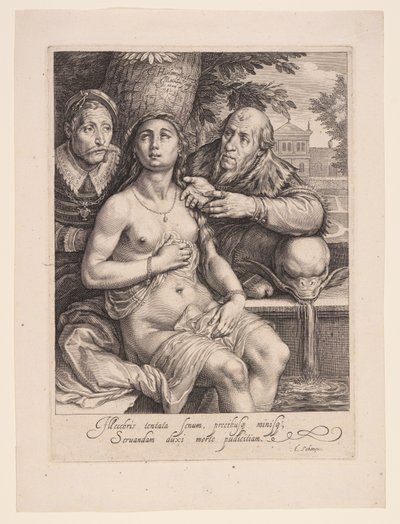 Susanna and the Elders by Jacob Matham