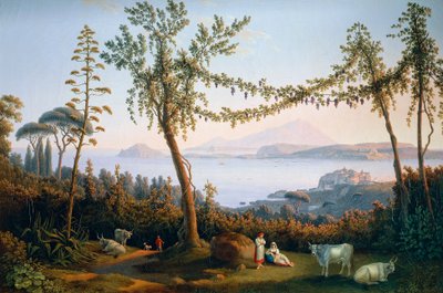 The Gulf of Pozzuoli by Jacob Philippe Hackert