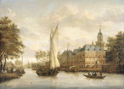 Nijenrode Castle on the Vecht near Breukelen by Jacob Storck