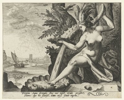 The Element Water by Jacob de Gheyn (II) (attributed to)