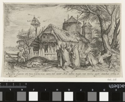 Landscape with Roma at Farm by Jacob de Gheyn (II)