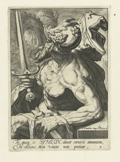 Patriarch Simeon (series title) by Jacob de Gheyn (II)