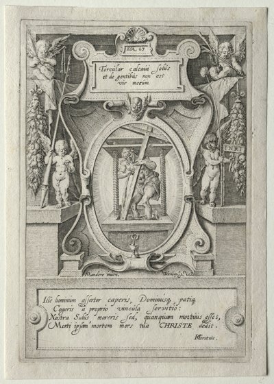 Passion Set: Title Page by Jacob de Gheyn II