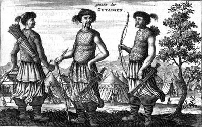 Warriors from the South, from an Account of a Dutch Embassy to China by Jacob van Meurs