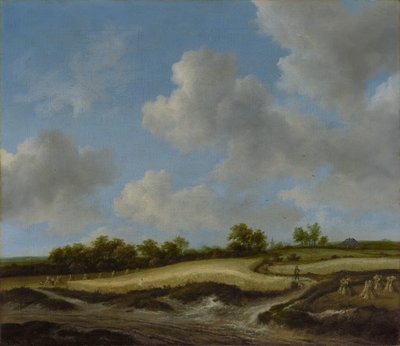 Landscape with a Wheatfield by Jacob van Ruisdael
