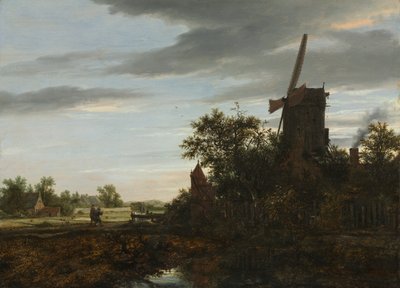 Landscape with a Windmill by Jacob van Ruisdael