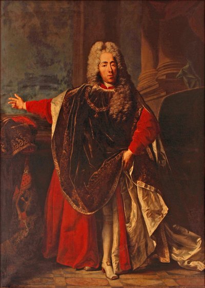 Eugene of Savoy in the Robe of the Golden Fleece by Jacob van Schuppen