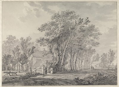 An Avenue with Tall Trees by Jacob van Strij