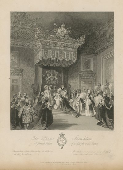 The Throne Investiture of a Knight of the Garter by Jacob van der Heyden