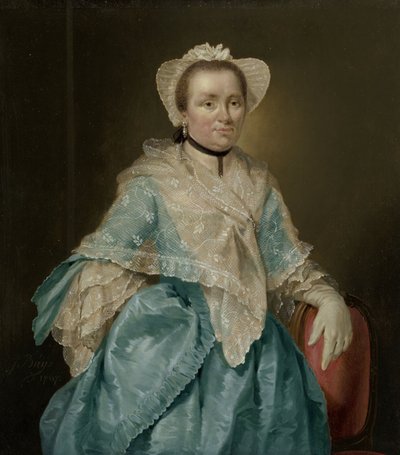Portrait of Elisabeth Troost by Jacobus Buys
