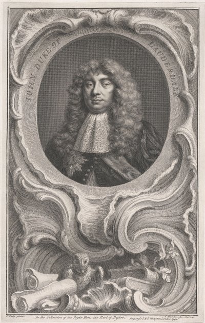 John Maitland, Duke of Lauderdale by Jacobus Houbraken
