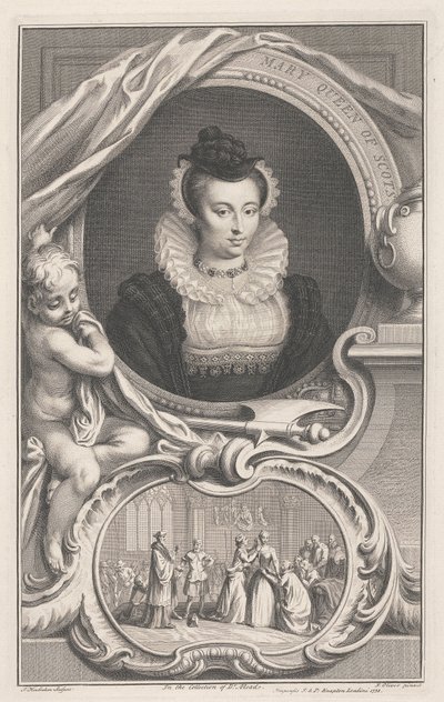 Mary Queen of Scots by Jacobus Houbraken