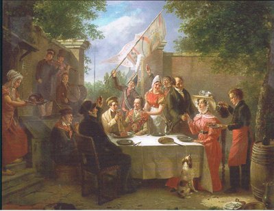 The Wedding Feast, from Magazine or Book Source Unknown by Jacob Joseph Eckhout