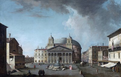 View of the Pantheon in Rome by Jacopo Fabris
