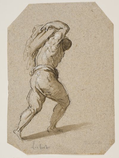 Man Carrying a Heavy Burden on His Back by Jacopo Palma