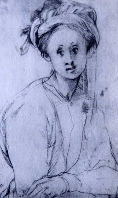Study of a Young Girl by Jacopo Pontormo