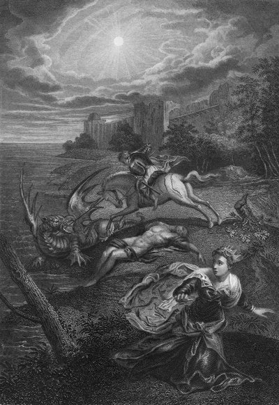 St George and the Dragon by Jacopo Robusti (after) Tintoretto
