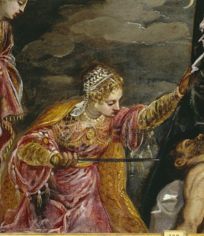 Judith and Holopherne (Detail) by Jacopo Robusti Tintoretto