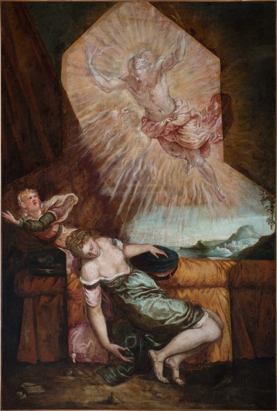 Jupiter and Semele by Jacopo Robusti Tintoretto