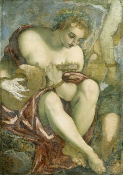 Muse with Lute, c.1578 by Jacopo Robusti Tintoretto