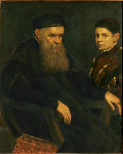Old Man and Boy by Jacopo Robusti Tintoretto