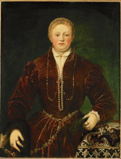 Portrait of a Young Lady by Jacopo Robusti Tintoretto