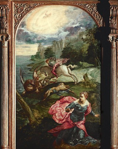 Saint George and the Dragon by Jacopo Robusti Tintoretto