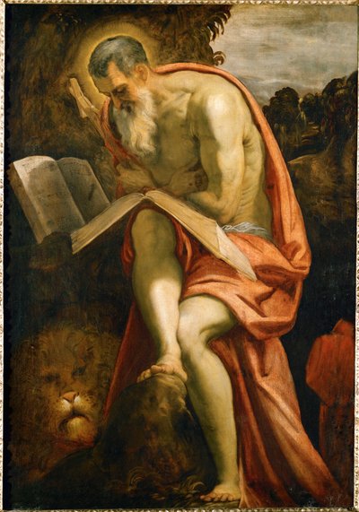 Saint Jerome by Jacopo Robusti Tintoretto