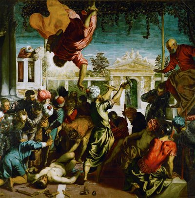Saint Mark Frees a Slave by Jacopo Robusti Tintoretto