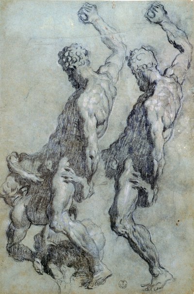 Study of Figures by Jacopo Robusti Tintoretto