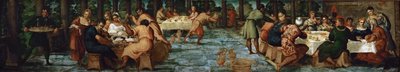 The Feast of Belshazzar, ca 1543 by Jacopo Robusti Tintoretto