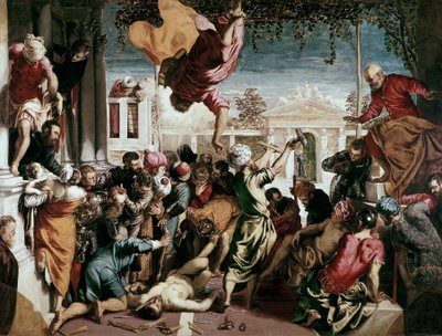 The Miracle of St. Mark Freeing a Slave, 1548 by Jacopo Robusti Tintoretto