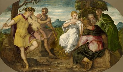 The Musical Contest between Apollo and Marsyas by Jacopo Robusti Tintoretto