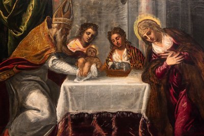 The Presentation in the Temple (detail) by Jacopo Robusti Tintoretto