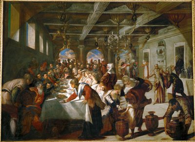 The Wedding at Cana by Jacopo Robusti Tintoretto