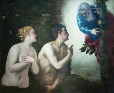 The Expulsion of Adam and Eve from the Garden of Eden by Jacopo Robusti Tintoretto