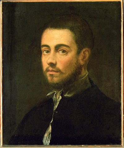 Young Man with Beard by Jacopo Robusti Tintoretto
