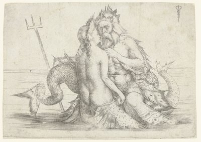 Triton and Nereid Embracing by Jacopo de