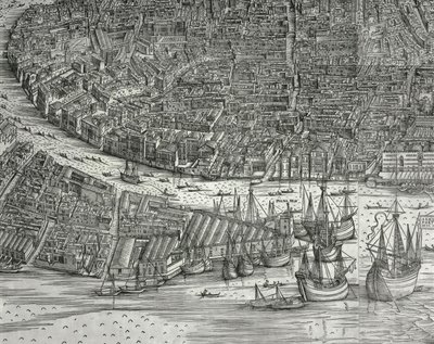 Map of Venice by Jacopo de