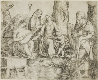The Holy Family by Jacopo de
