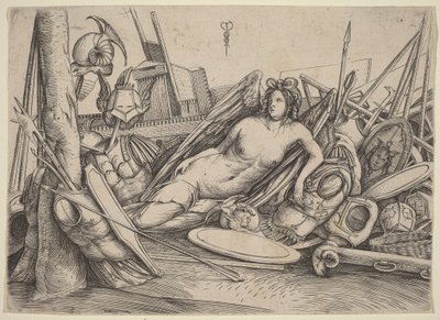 Victory Reclining Amid Trophies by Jacopo de