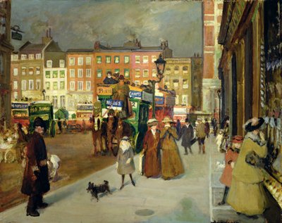 Sloane Street, London, c.1908-09 by Jacques-Emile Blanche
