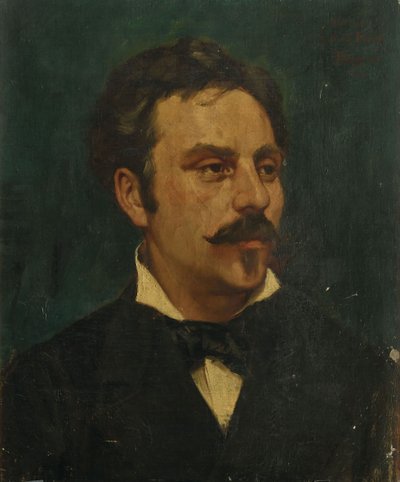 Portrait of the Composer Gabriel Fauré, 1878 by Jacques Baugnies